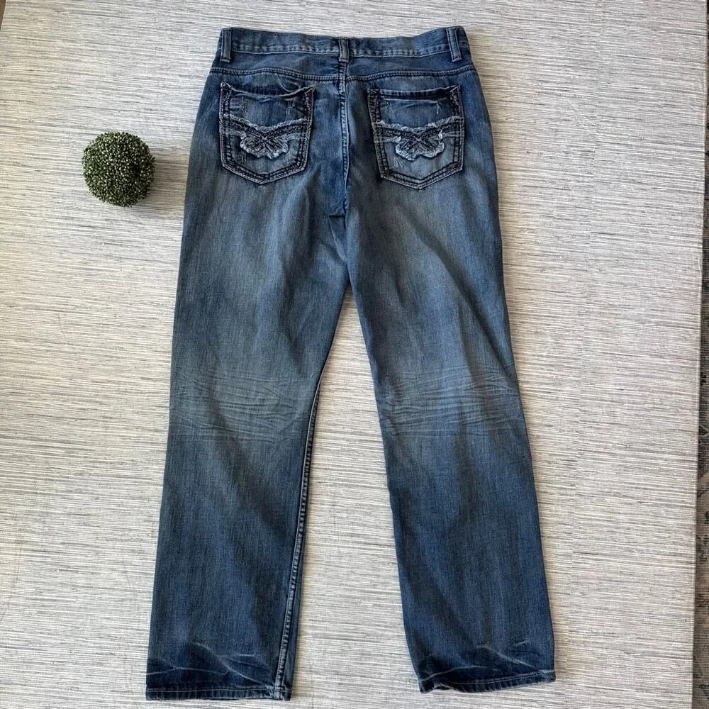 Helix Y2K Straight Leg Jeans 34x32